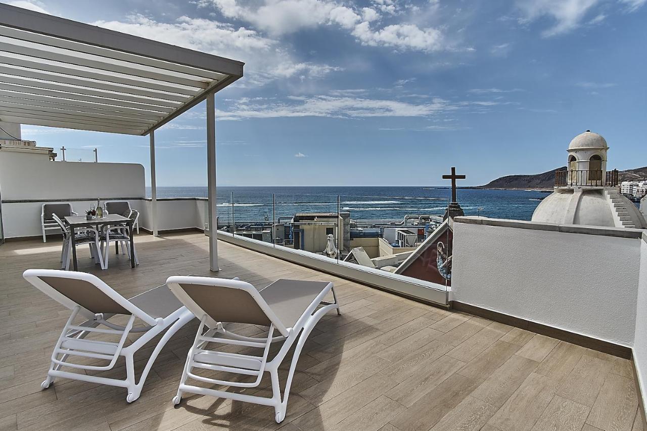 Malibu Canteras Atico 23 Vista Mar - Seaview Penthouse (Adults Only) Las Palmas Buitenkant foto