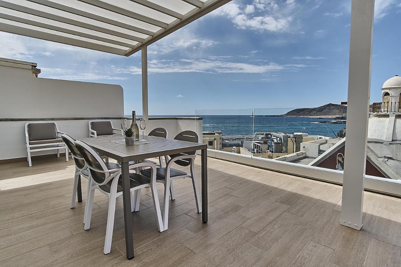 Malibu Canteras Atico 23 Vista Mar - Seaview Penthouse (Adults Only) Las Palmas Buitenkant foto