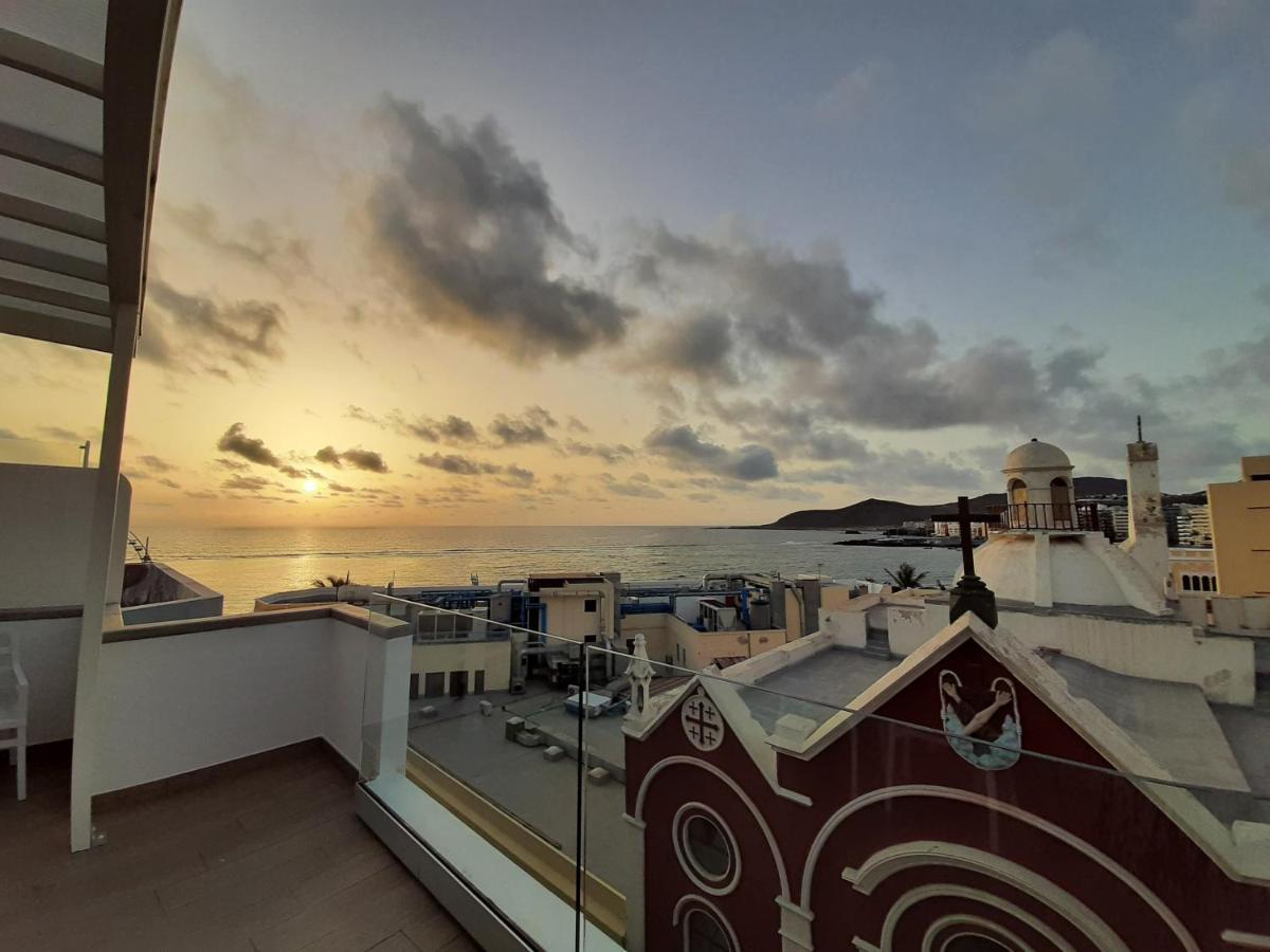 Malibu Canteras Atico 23 Vista Mar - Seaview Penthouse (Adults Only) Las Palmas Buitenkant foto